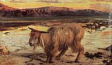William Holman Hunt Canvas Paintings - The Scapegoat